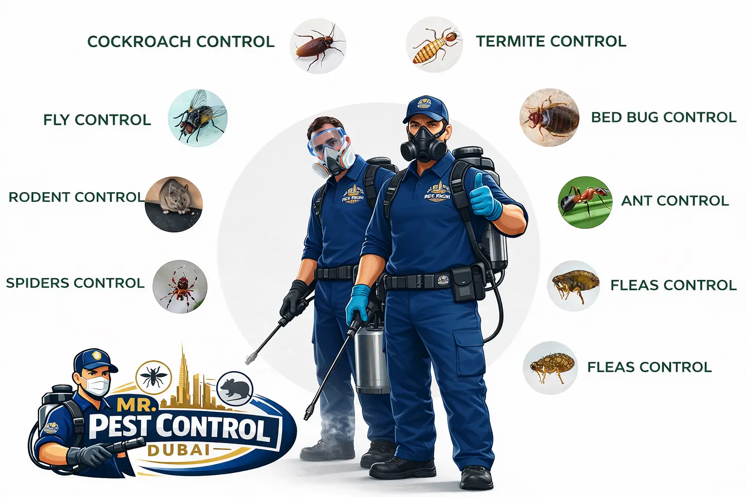24/7 emergency pest control response team near Burj Khalifa Dubai