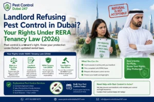 Landlord Refusing Pest Control in Dubai? Your Rights Under RERA Tenancy Law