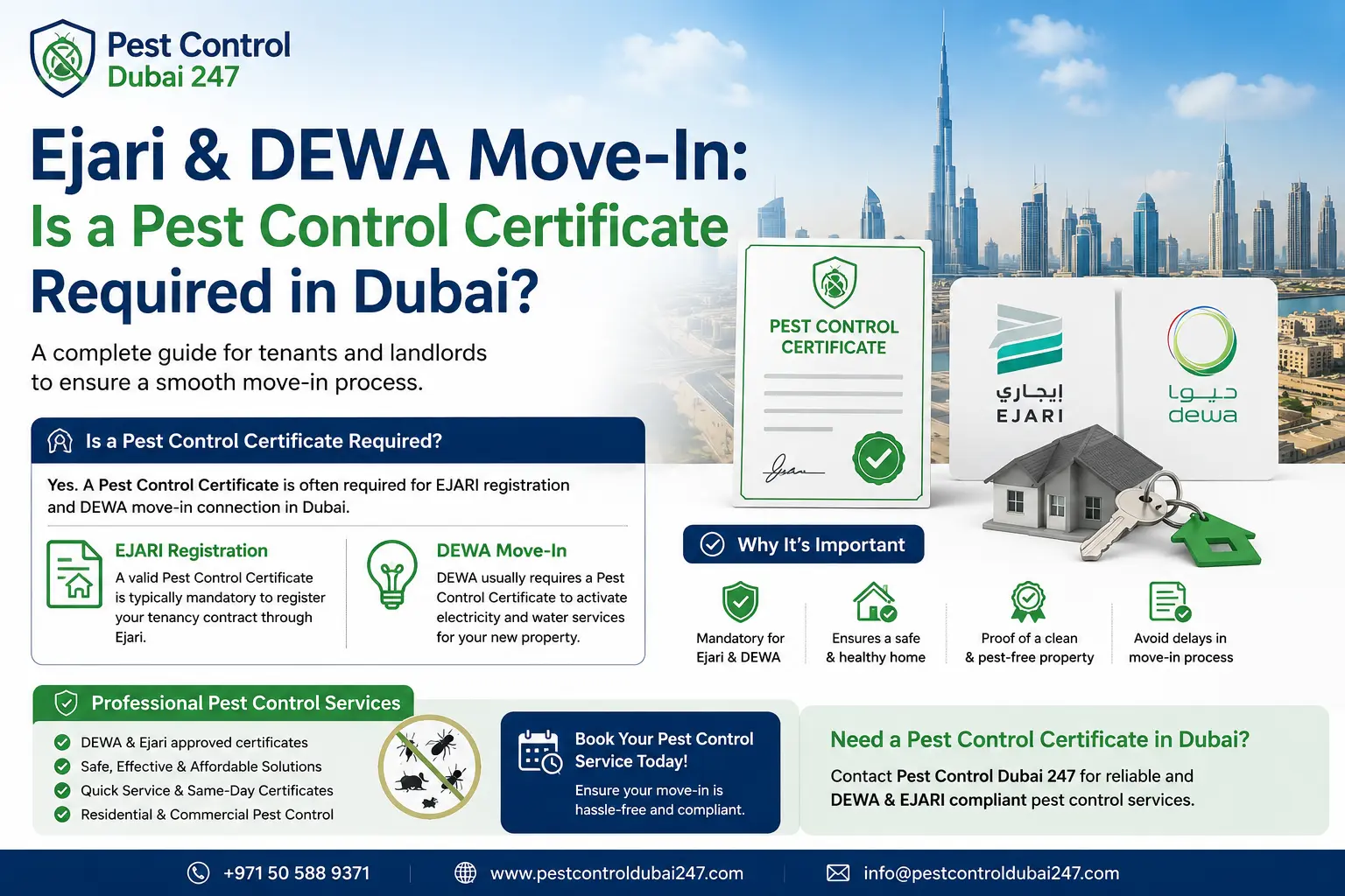 Is a Pest Control Certificate Required in Dubai